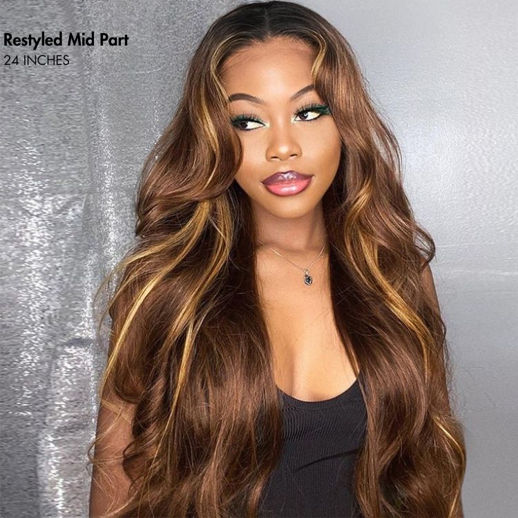 Alisanda All-Day Wig 180% / 250% Density Glueless 7x6 Closure HD Lace Loose Body Wave Long Wig Pre-Cut Lace
