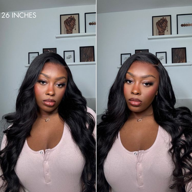 Alisanda All-Day Wig 180% / 250% Density Glueless 7x6 Closure HD Lace Loose Body Wave Long Wig Pre-Cut Lace