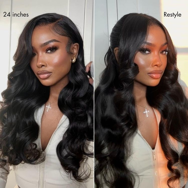 Alisanda All-Day Wig 180% / 250% Density Glueless 7x6 Closure HD Lace Loose Body Wave Long Wig Pre-Cut Lace