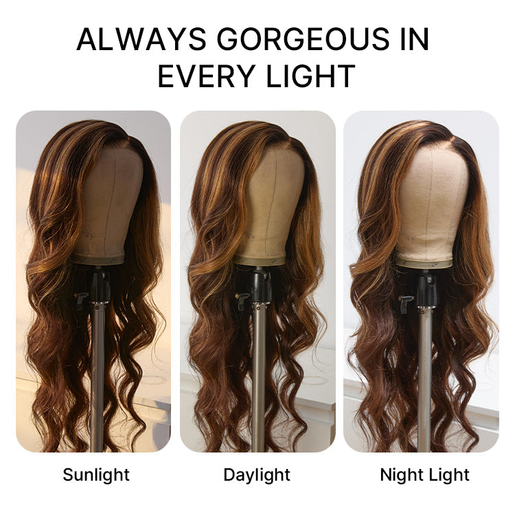 Alisanda All-Day Wig 180% / 250% Density Glueless 7x6 Closure HD Lace Loose Body Wave Long Wig Pre-Cut Lace