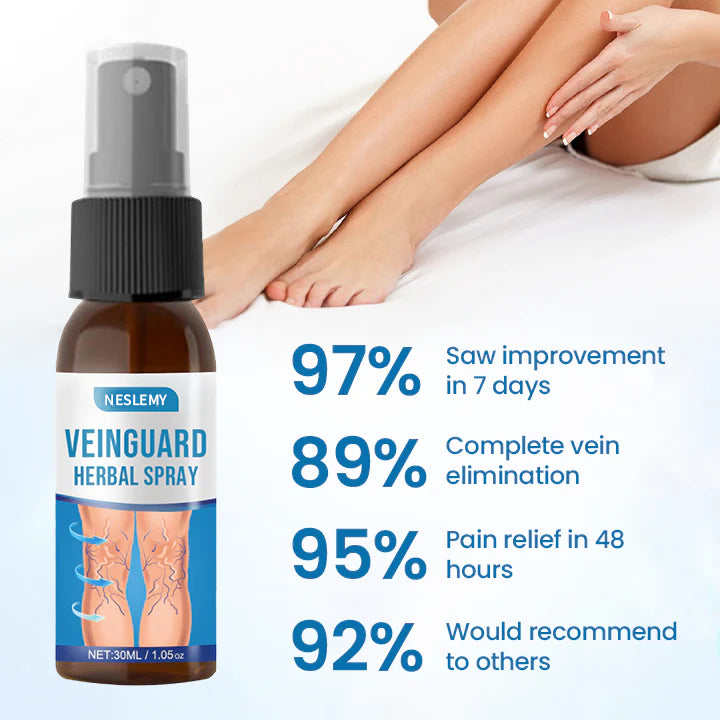 NESLEMY® VeinGuard Herbal Spray-✅ Clinically proven to eliminate varicose veins in just 7 days!