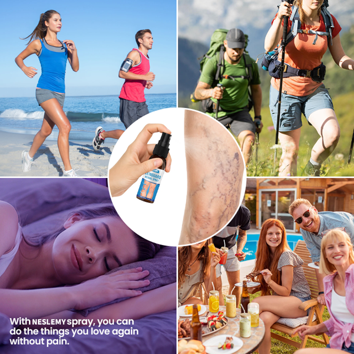NESLEMY® VeinGuard Herbal Spray-✅ Clinically proven to eliminate varicose veins in just 7 days!