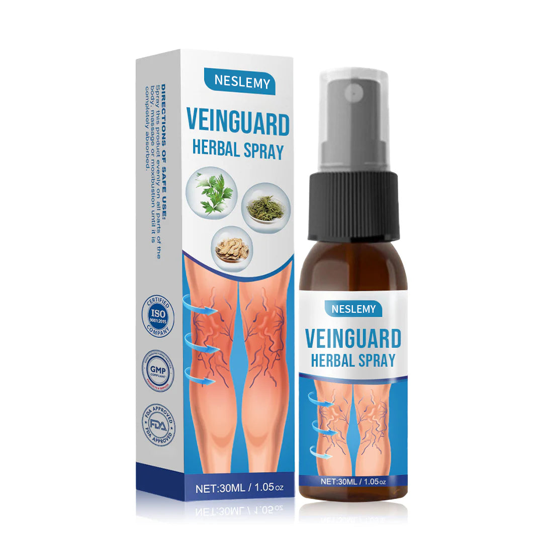 NESLEMY® VeinGuard Herbal Spray-✅ Clinically proven to eliminate varicose veins in just 7 days!