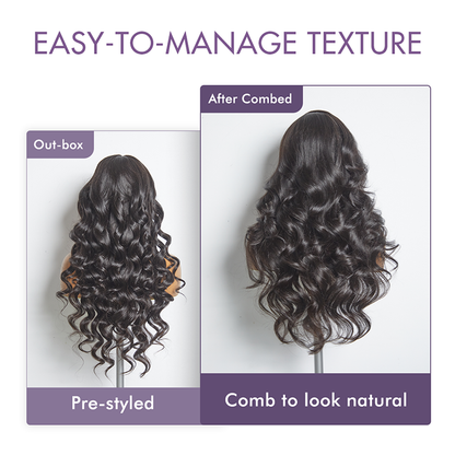 Alisanda  All-Day  Wig 180% / 250% Density Glueless 7x6 Closure HD Lace Loose Body Wave Long Wig Pre-Cut Lace