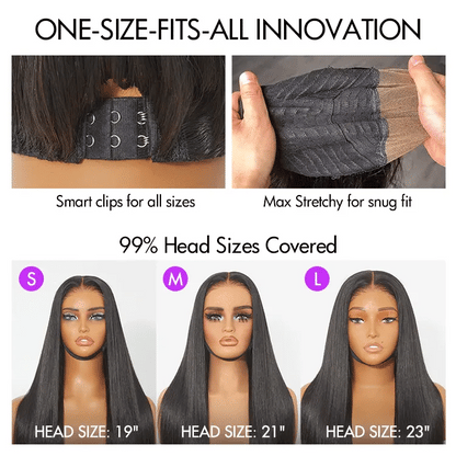 Alisanda  All-Day  Wig 180% / 250% Density Glueless 7x6 Closure HD Lace Loose Body Wave Long Wig Pre-Cut Lace