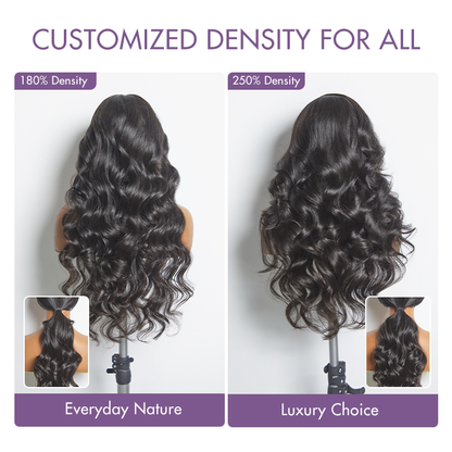 Alisanda  All-Day  Wig 180% / 250% Density Glueless 7x6 Closure HD Lace Loose Body Wave Long Wig Pre-Cut Lace